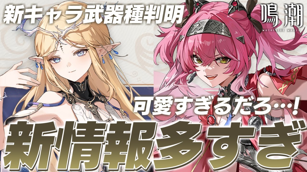 鳴潮】新キャラの属性＆武器種判明！Ver2.4の新情報見て人生初