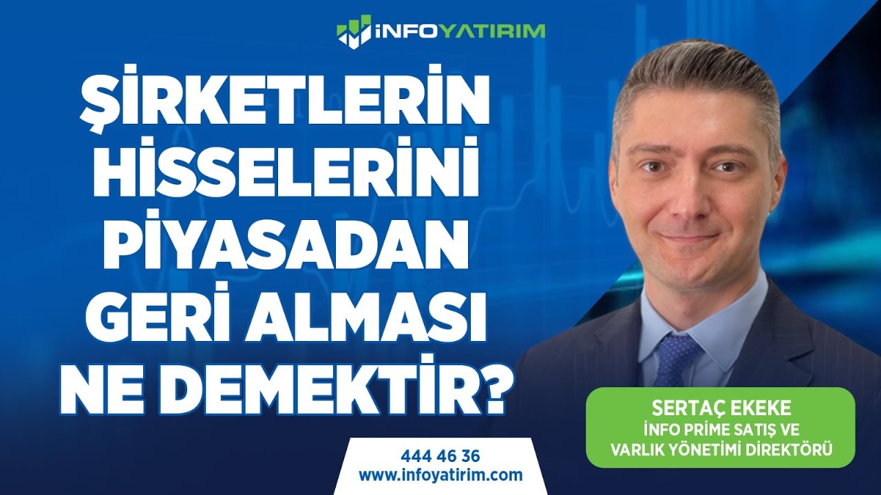 ŞİRKETLERİN HİSSELERİNİ PİYASADAN GERİ ALMASI NE DEMEKTİR? İnfo