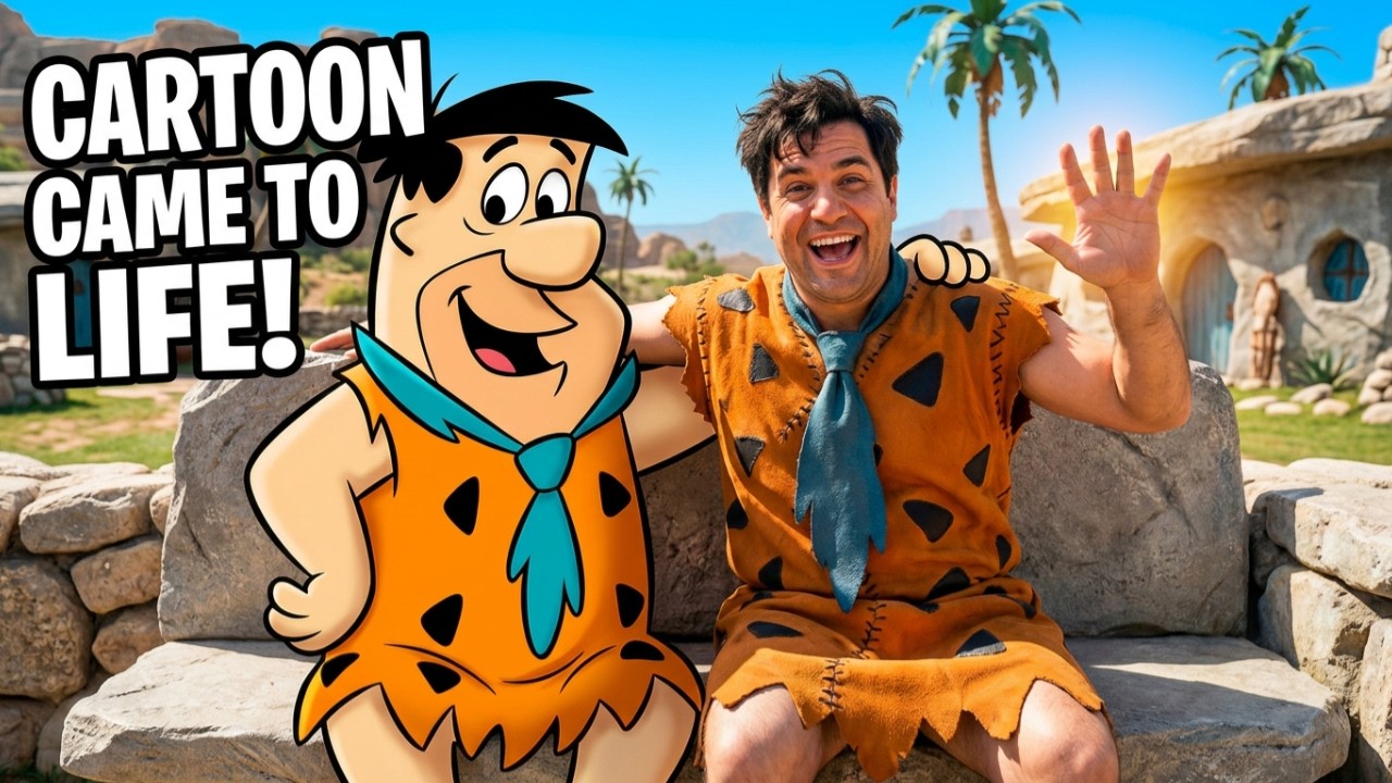This AI turned The Flintstones into real Humans 😮
