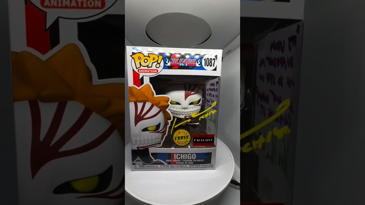 bleach funko pop Ichigo Double Signed Ichigo