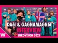 Daði og Gagnamagnið "10 Years" (Iceland) Interview @ Eurovision 2021 second rehearsal