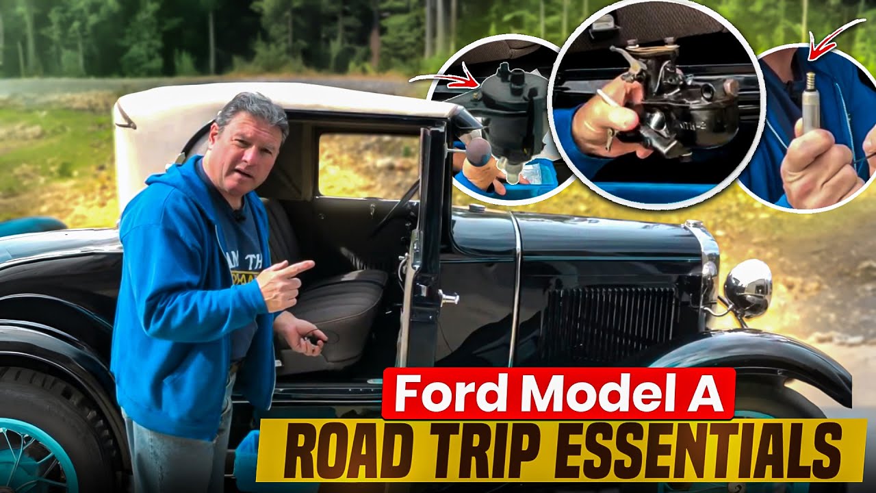 Ford Model A essentials: What to pack for a Long-Distance Road Trip Adventure.
