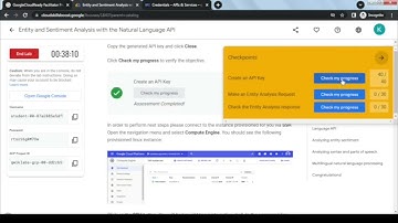 Entity and Sentiment Analysis with the Natural Language API | GoogleCloudReadyFacilitator Program