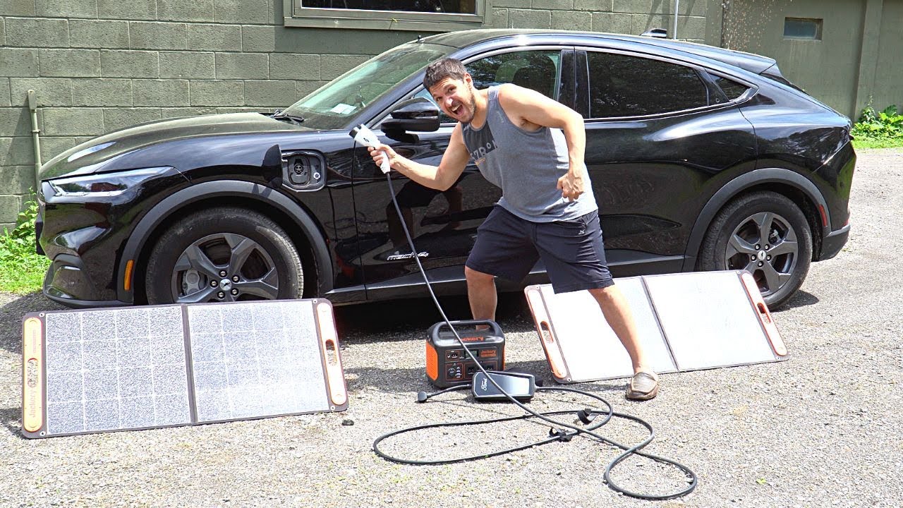 Trying to Charge Ford Mustang Mach E with Jackery 1000