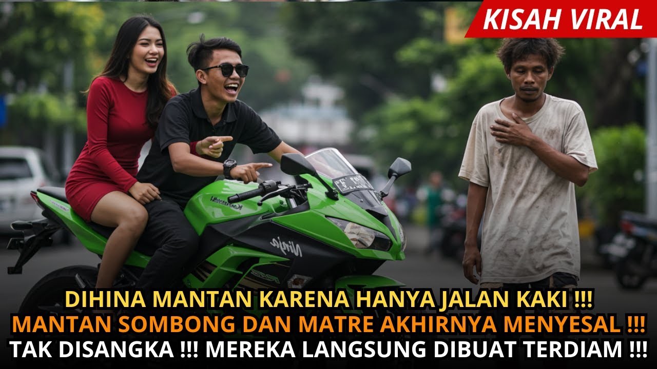 DIHINA DAN DIRENDAHKAN MANTAN PACAR KARENA HANYA JALAN KAKI !! TAK DISANGKA ENDINGNYA SEMUA TERDIAM!
