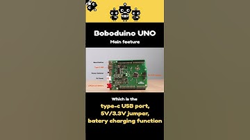 Boboduino Uno: USB-C, 5V/3.3V switch, battery charging function