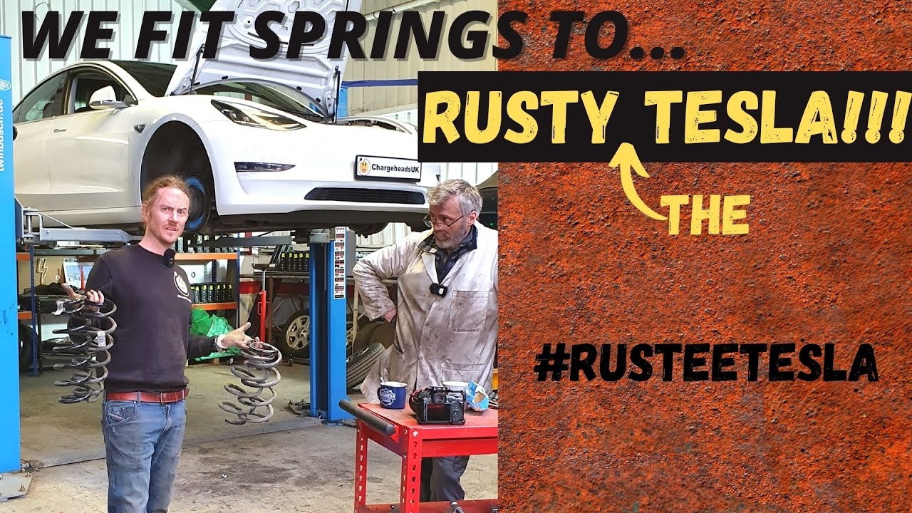 Tesla Model 3 Gets Sportier with Eibach Springs - YouTube