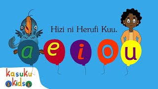 AEIOU Hizi ni Herufi kuu na Kasuku Kids - Ulimwengu wa watoto