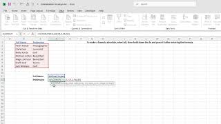 Lecture66 Data Validation VLookup