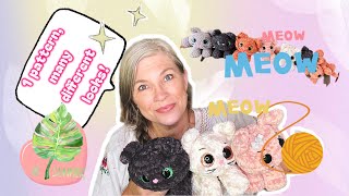 So Many Cute Cats from One Pattern!