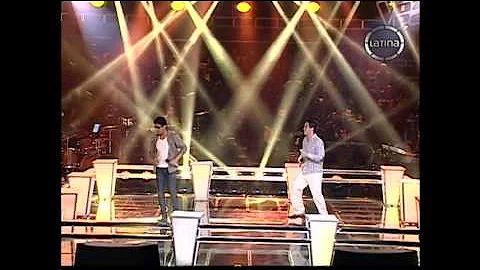 Giancarlo Ziga y Eduardo Calderon cantaron 'Usted'...