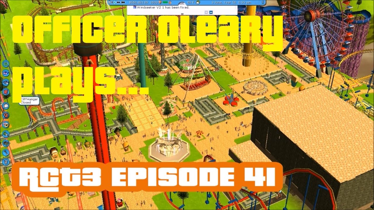 Twister Ride Rct3 RCT3 Platinum - Building a Massive Theme Park - Day 41 - STANDUP ...