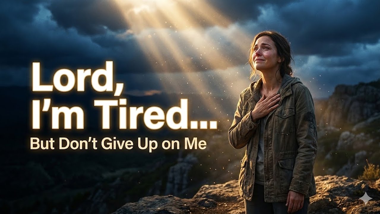 Lord, I’m Tired but Don’t Give Up on Me