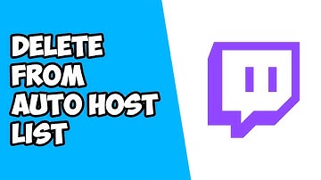 How To Delete Channels From Auto Host List on Twitch