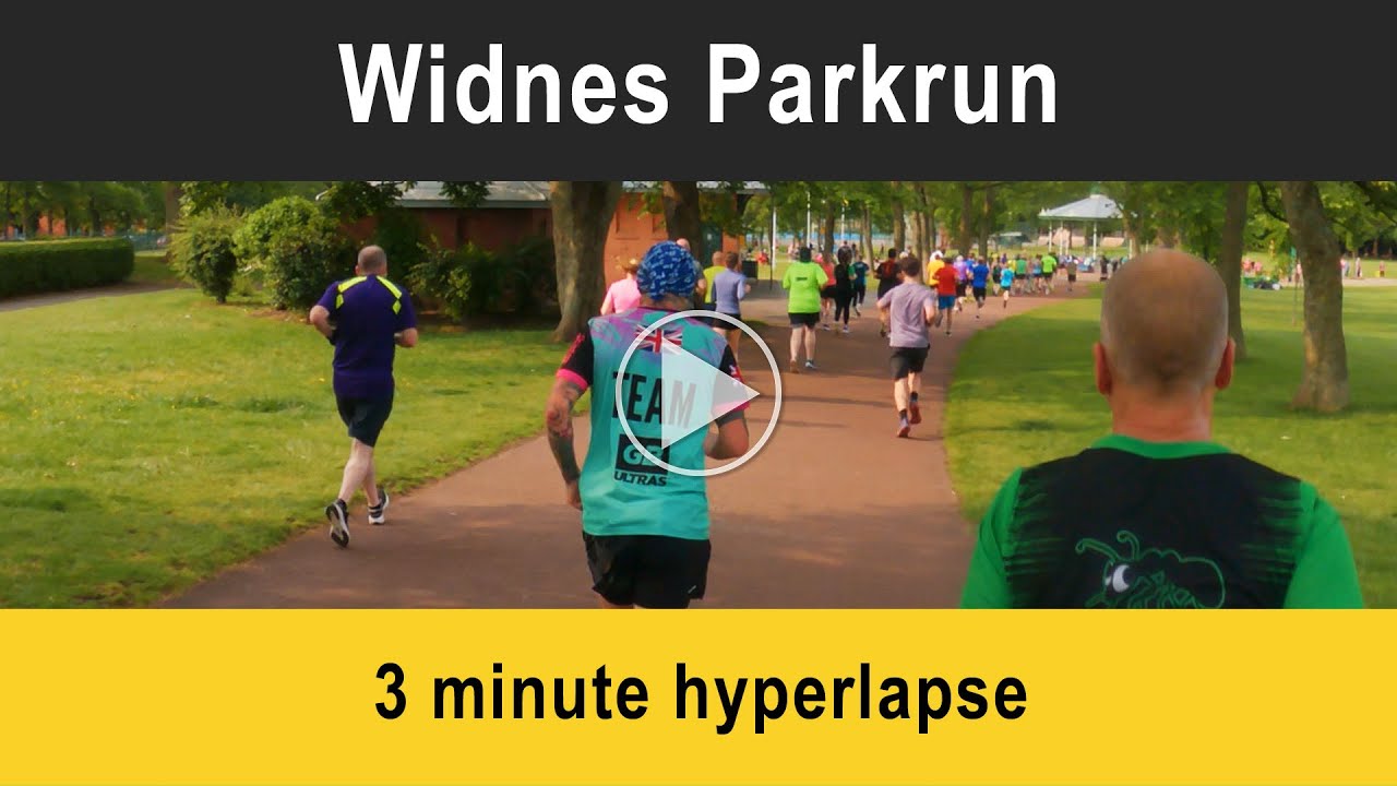 Widnes Parkrun Hyperlapse - 3 mins - 31.05.25