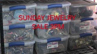 Information SUNDAY LIVE AT 3PM PT 6PM ET JEWELRY SALE STERLING GOLD VINTAGE AND MORE 🌟 Update