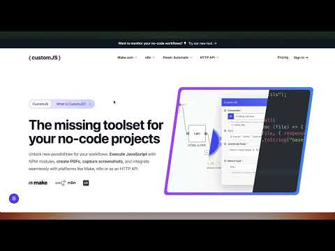 Take Website Screenshots with CustomJS