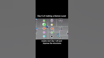 Day 5 of making a demon level #shorts #geometrydash
