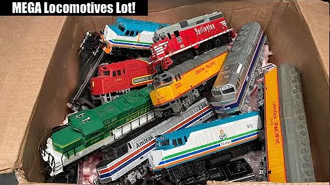 Huge Lot Of Vintage eBay HO Locomotives - Let's See What We Got!