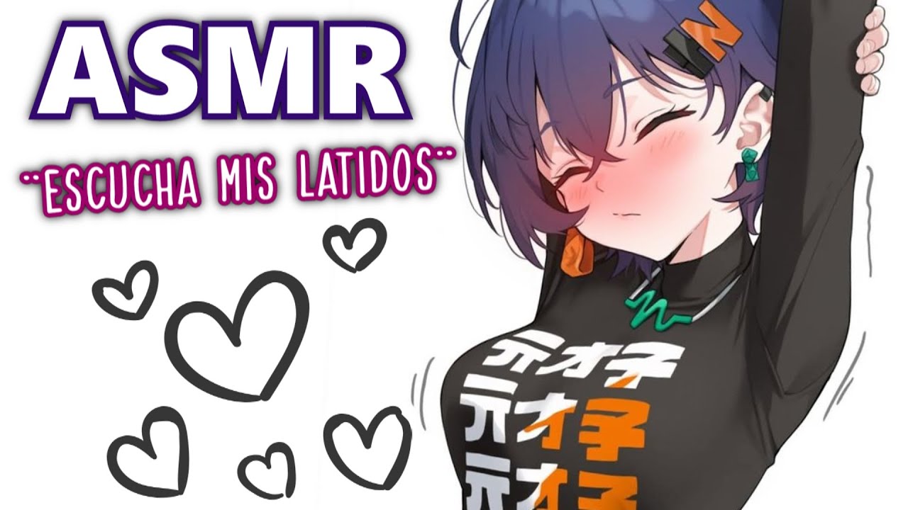 Te acompaño a dormir 💓 ASMR｜Sonidos de latidos del corazón y respiración tranquila
