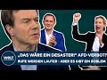 AFD: "Das wäre doch ein Desaster!" Rufe nach einem Verbot werden lauter - aber es gibt ein Problem