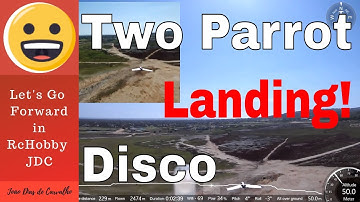 Parrot Disco landing together, Angola 2017