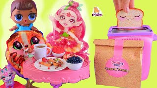 Magic Mixies Brunch! Toy Video for Kids. Pixling Fairy Hosts 🍫