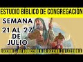 ESTUDIO DEL LIBRO de congregacion de esta semana respuestas / Semana del 21 al 27 de julio de 2025