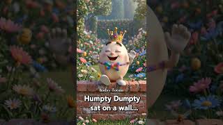 Humpty Dumpty Nursery Rhyme 🥚 | Kids Songs & Preschool Learning Video #kidsytoona