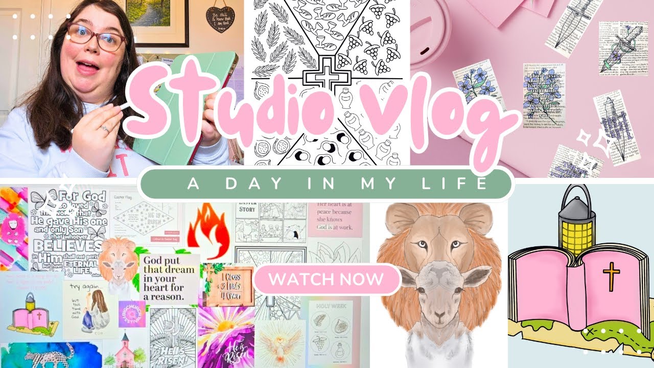Studio Vlog 27 ♡ UK Etsy Shop Owner | Small Business Unboxing | Draw ...