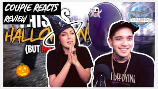 COUPLE REACTS | JARED DINES - "THIS IS HALLOWEEN" DEATHCORE/DEATH METAL COVER | REACTION/ REVIEW |