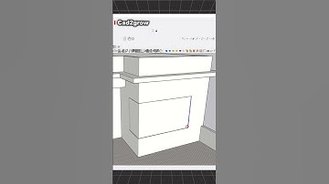 face to Window in sketchup #cad2grow #architecture #pluginsketchup