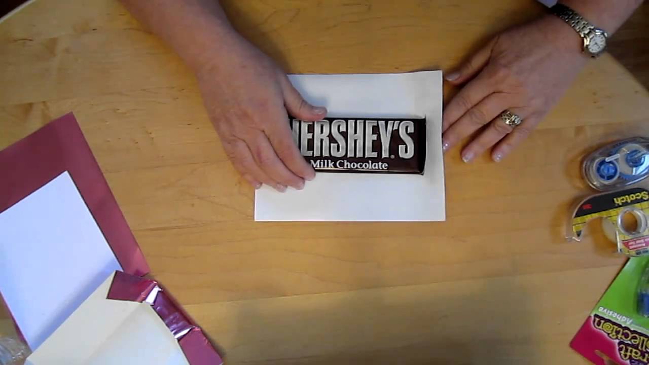 diy hershey bar wrapper