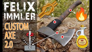 4 Tricks to Transform Your Budget AXE  Minimal tool modifications !  Perfect axe for hiking trips