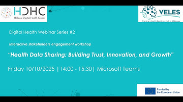 Digital Health Webinar Series #2 | Health Data Sharing Building Trust, Innovation, and Growth