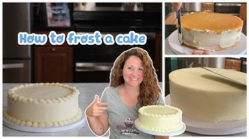 How to Frost a Cake Smoothly | Cake Decorating 101 - Part 2