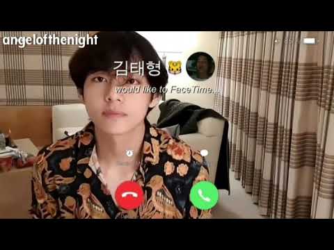 Taehyung Facetime | Uykudan önce görüntülü konuşma | Türkçe