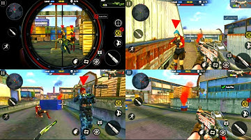 Encounter Strike:Real Commando Secret Mission 2021 | Normal Mode Old Town Level 1-5 Android Gameplay