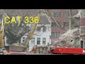 Excavator CAT 352 F longfront - demolition site