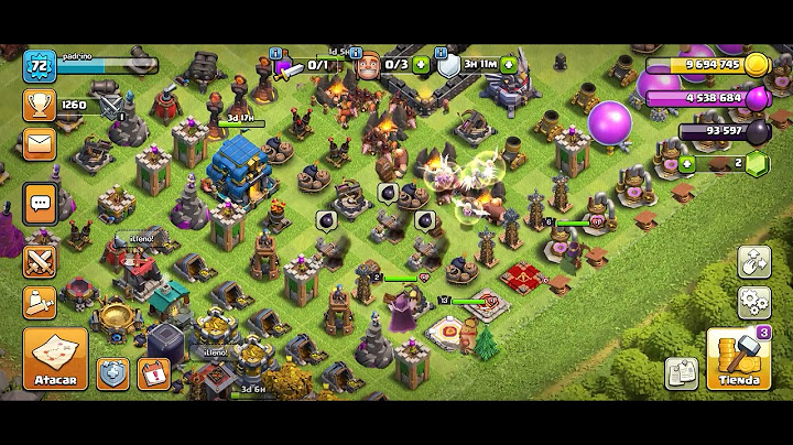 así está mi aldea de Clash of Clans 😃🤳 #clashofclans #clashofclan