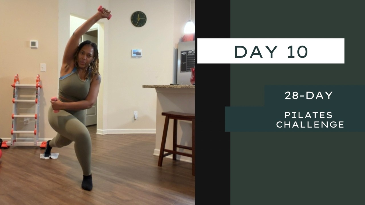 Day 10 of My 28-Day Pilates Challenge | Core Was WORKING - YouTube