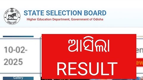 SSB PGT RESULT 2025 ODISHA/SSB ODISHA PGT RESULT 2024 UPDATE