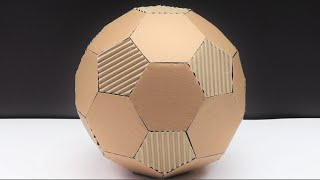 Diy | How To Make Football Ball From Cardboard At Home image