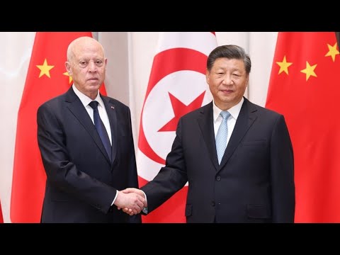 Chinese president xi jinping meets with tunisian president in riyadh