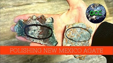 Cabbing Agates from New Mexico | Polishing Gemstones #hitechdiamond #cabking