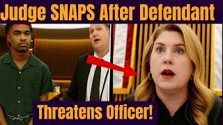 JUDGE DENIES Bond After Murder Suspect ADMITS Threatening Officer with Hot Water! 🤯 Court Hearing