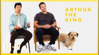 Mark Wahlberg & Simu Liu Interview - Arthur the King (2024)