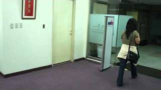 UHF Gate for Library Demonstration using AWID's UHF Reader and Antenna