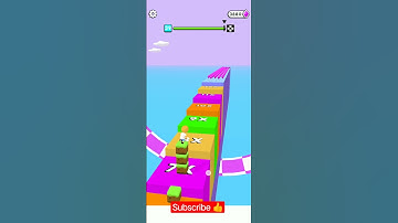 Cube Surfer 🛹🛹 MAX LEVEL - All Levels Mobile Gameplay/Tutorial  (Android,ios) #Shorts
