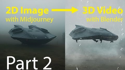How to make Sci-Fi 3D Animation from Midjourney - full tutorial (Part 2)